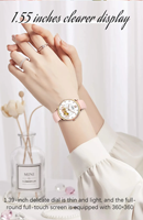 Nuevo Reloj Inteligente Kt67 Delgado para Mujer, Pantalla de 1.39 Pulgadas, Oxígeno en Sangre, Banda Deportiva Inteligente, Reloj Inteligente con Llamadas Bluetooth para Mujer