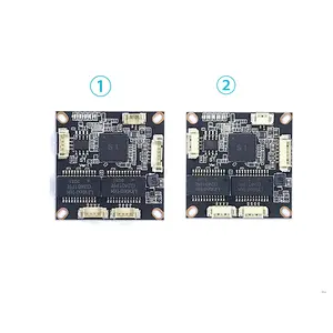 38毫米工业以太网交换机工业4端口10/100米网络以太网交换机5V // 12V/15v电源输入温度-40至75