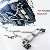 Silencieux Valvetronic GFC Catback compatible avec BMW 540i 530i 528i 525i 520i G30 G38 2.0T 3.0T, tuyau d'échappement en acier inoxydable 304