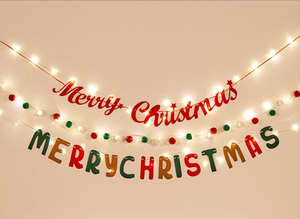 Banderoles en feutre d'Halloween, drapeaux à ficelle, décorations pour la maison - Taille et couleur personnalisables - Product Image 4