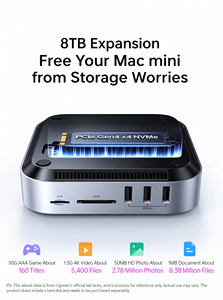 UGREEN CM887 แท่นเชื่อมต่อ Thunderbolt 5 แบบ 10 in 1 สำหรับ Mac mini M4 M4 Pro พร้อมกล่องใส่ M.2 NVMe SSD รองรับ DP 2.1 8K 60Hz - Product Image 4