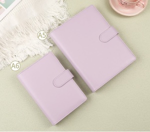 Biểu Tượng Tùy Chỉnh A5 A6 Vòng Chất Kết Dính Với Khóa Từ Khe Cắm Thẻ Bút Vòng Lặp Máy Tính Xách Tay Nhật Ký Tạp Chí Bìa Cao Cấp Quà Tặng Da - Product Image 5