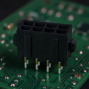 8-Pin PcB Connector Straight Through Hole <b>Mount</b> <b>Board</b> To <b>Board</b> - Product Image 3