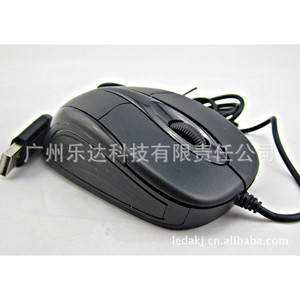 เมาส์แบบมีสายออปติคอล 512D 3 ปุ่ม อุปกรณ์เสริมคอมพิวเตอร์ USB สำหรับมือขวา - Product Image 2