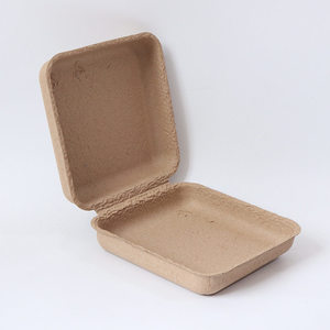 Caja de Pulpa Moldeada Biodegradable y Ecológica, Solución de Empaque Compostable con Logotipo Personalizado para Productos Alimenticios de Marca - Product Image 3