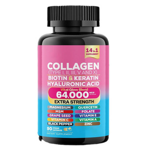 Lot de 2 flacons de capsules de collagène 14-en-1 et de lutéine 6-en-1 – Complément alimentaire végétal pour femmes pour un soutien quotidien - Product Image 5