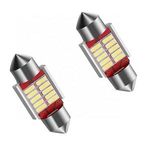 Usine 10 SMD LED universel Super lumineux <span class=keywords><strong>d</strong></span>ôme <span class=keywords><strong>ampoule</strong></span> lampe pour intérieur de voiture 6000k température de couleur 2 ans <span class=keywords><strong>porte</strong></span>-feston inclus - Product Image 1
