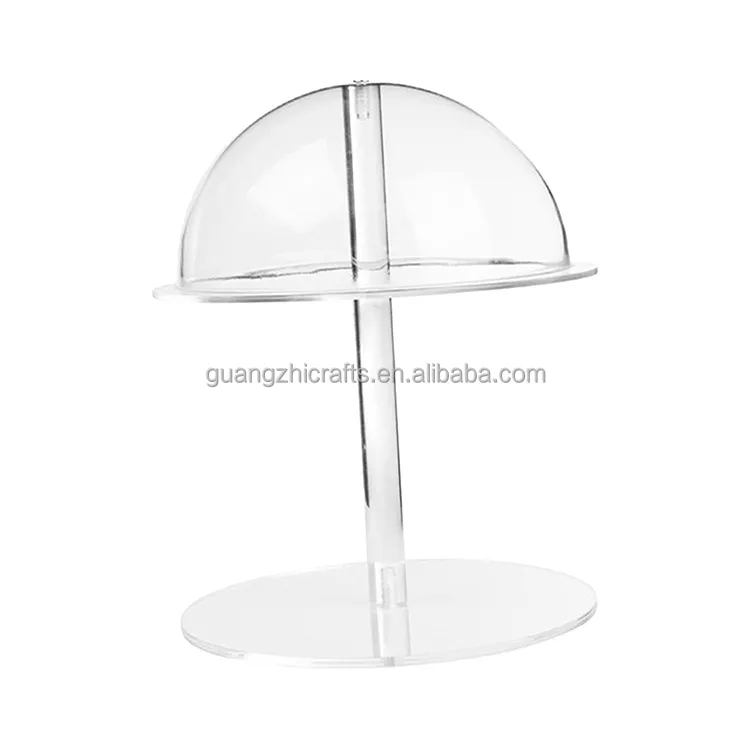 Acrylic Hair Accessory Holder Clear Acrylic Hat Stand For Hats Boutique Vendors, Retail Store