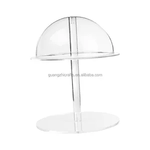 Acrylic Hair Accessory Holder Clear Acrylic Hat Stand For Hats Boutique Vendors, Retail Store