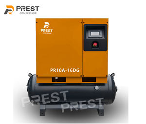 Prezzo all'ingrosso <span class=keywords><strong>PREST</strong></span> PR7A-10DG 5.5kw Vite All-in-One compressore d'aria industriale intelligente a frequenza variabile aria - Product Image 2