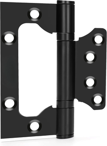 Charnières de porte de meubles 4*3 pouces en acier laminé à froid, charnière de porte dissimulée sans mortaise, facile à installer, robuste, 180° °   Charnière de porte - Product Image 2
