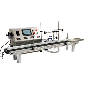 Semi Automatic 4 Heads Liquid Filling Machine 1.5m Conveyor Belt Stainless Steel For Cosmetic Beverage <b>Water</b> Food Chemical Packa - Product Image 3