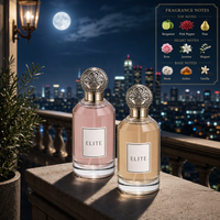 Parfum de luxe pour femmes aux notes florales et fruitées, parfum naturel longue durée, vaporisateur élégant, style arabe, utilisation quotidienne, flacon en verre