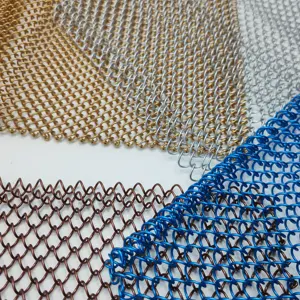 不锈钢编织轻质丝网装饰金属建筑编织丝网