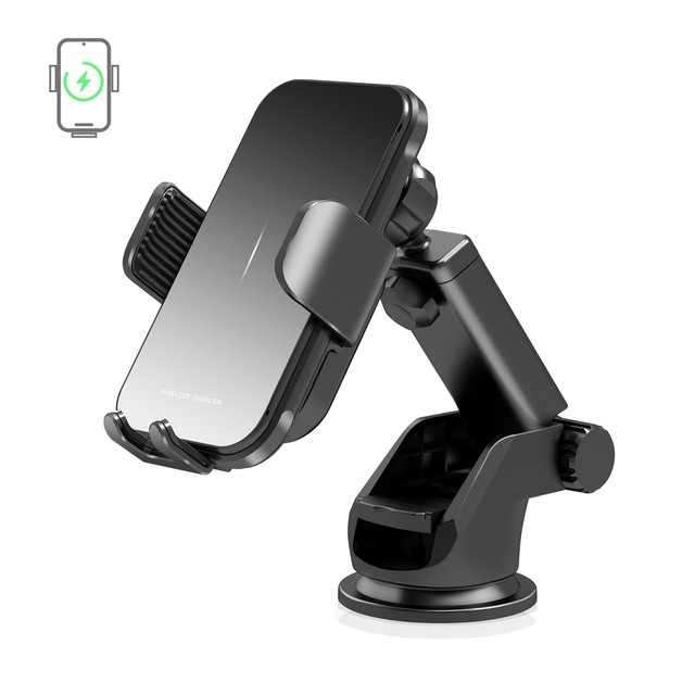 New Innovation 2025 Smartphone Automatic Clamping Auto Alignment 15W Wireless Car Charger Fast Charging Phone Holder