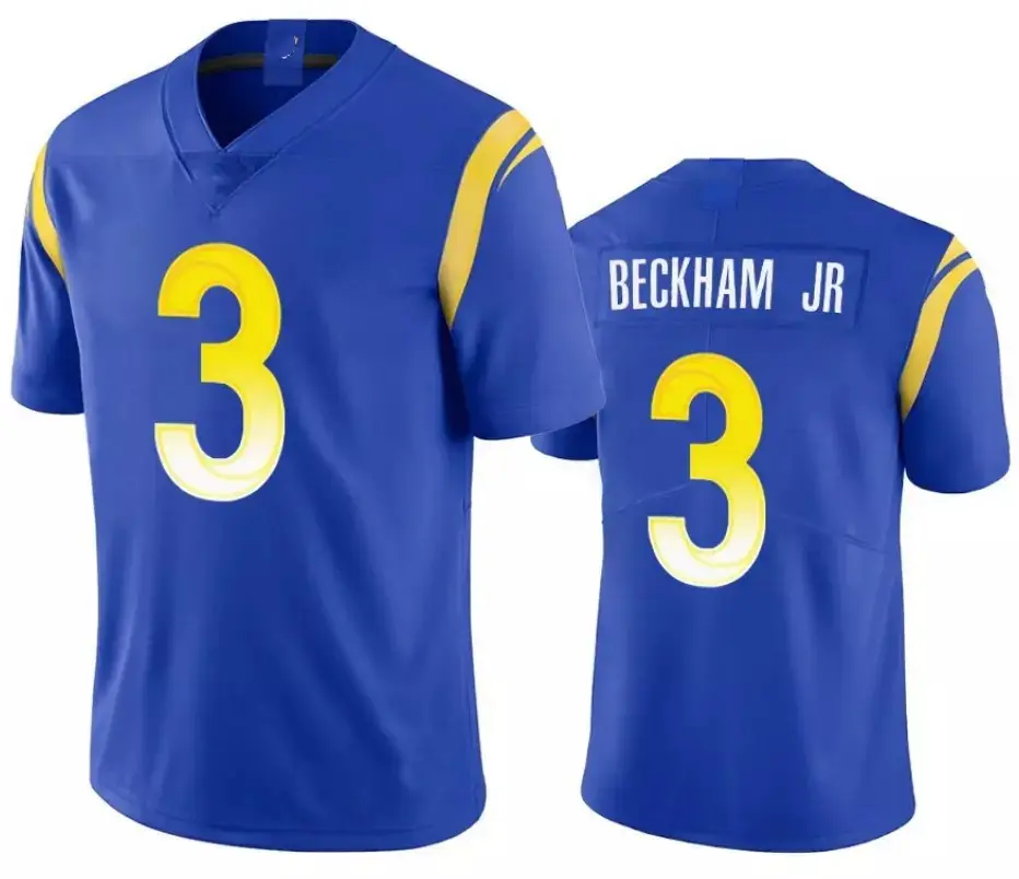 Maillot de Football américain cousu Los Angles #3 Beckham JR #40 Miller #95 Brown III, maillot de haute qualité, nouveau, 2023
