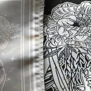 <span class=keywords><strong>Tapisserie</strong></span> murale gothique grunge noire <span class=keywords><strong>et</strong></span> blanche squelette sorcière sombre pour chambre à coucher, décoration esthétique alternative - Product Image 5
