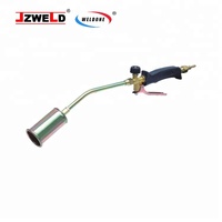 Torche de chauffage au propane LPG JZWELD en laiton à col de cygne avec tuyau et kit de réparation AC 220V