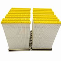Filtre à air plissé en polyester à plis profonds, élément filtrant KFEW3007PPVE pour l'industrie chimique, vente en gros