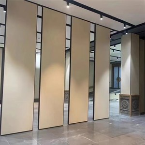Moderne modulare Büro trenn wand (keine Bodens chiene) Abgehängte Trennwand aus MDF-Material für Kunden besprechung räume von Manager Offices - Product Image 5