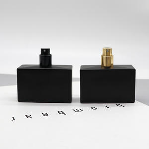 Botella Cosmética Cuadrada de Vidrio Esmerilado Negro de 50 ml al por Mayor con Pulverizador para Suero para el Cuidado de la Piel, Marca <span class=keywords><strong>Doully</strong></span> - Product Image 5