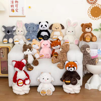 Boneka Plush OEM Super Lembut Lucu, Penyangga Pergelangan Tangan untuk Meja Kerja, Teman Pengganti Mouse, Boneka Plush untuk Meja Kerja