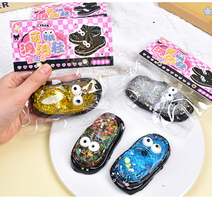 ของเล่นบีบมือรูปรองเท้าการ์ตูน เนื้อนุ่ม บีบแล้วมีประกาย สนุกสนาน ช่วยผ่อนคลายสำหรับการพักผ่อนในชีวิตประจำวัน - Product Image 4