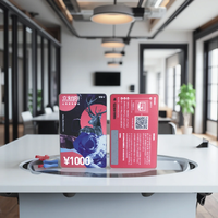 Cartes à gratter personnalisées avec impression numérique sérigraphiée, cartes à gratter promotionnelles, jeu de loterie, bon de réduction, numéro de série variable, plastique