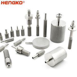 Hengko Sparger sinterizzato in acciaio inossidabile Tri morsetto NPT femmina diffusore a bolle 2 Micron diffusione pietra di carbonatazione - Product Image 6