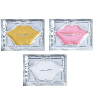 Private Label Collagen Crystal Lip <b>Mask</b> Moisturizing Plumper <b>Sleeping</b> Lip Sheet Custom Pink Gold - Product Image 6