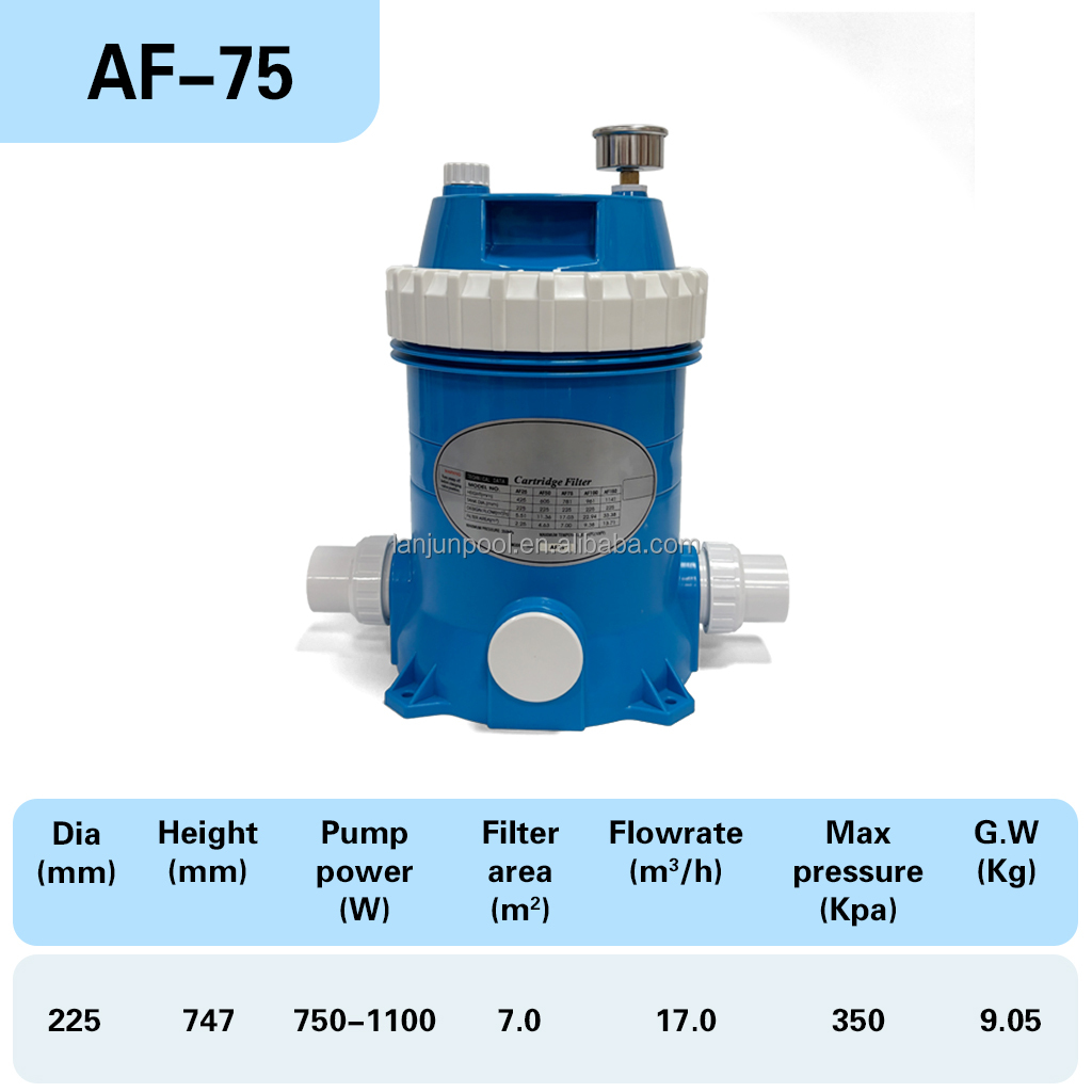 Bleu AF75 (Débit 17 m³/h)