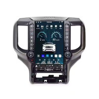 Autoradio Android Krando 13,6 pouces style Tesla pour Dodge Ram 2018 - 2024, unité centrale de voiture, CarPlay sans fil + Android Auto, carte SIM 4G