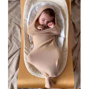 Super morbido e accogliente con nodo fasciante sacco a pelo per neonato abito da neonato con cappello <span class=keywords><strong>in</strong></span> Set biancheria da letto per neonati - Product Image 3