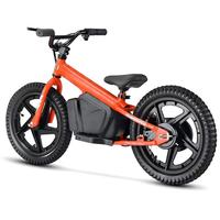 Sepeda Listrik Anak Rangka Baja Anti Guncangan Penuh 12/16 Inci Rem Cakram Aluminium Sadel Dapat Disesuaikan 170W Untuk Anak Laki-Laki Usia 3-8 Tahun