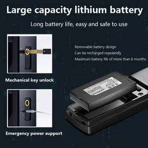 Xsdts df14x 3D Nhận dạng khuôn mặt thông minh khóa cửa tuya App Wifi hoạt động intercom điều khiển từ xa chống trộm báo động cho an ninh nhà - Product Image 6