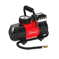 Compresseur d'air portable 12V 150PSI en métal pour pneus de voiture avec lumière LED et moniteur de pression des pneus, gonflage rapide