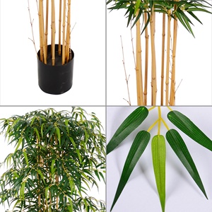 <span class=keywords><strong>Piante</strong></span> Artificiali di Bambù <span class=keywords><strong>in</strong></span> <span class=keywords><strong>Vaso</strong></span> Stile Nordico per Soggiorno, Hotel, Ufficio, Nuova Decorazione Paesaggistica <span class=keywords><strong>in</strong></span> Stile Cinese Resistente ai Raggi UV - Product Image 3