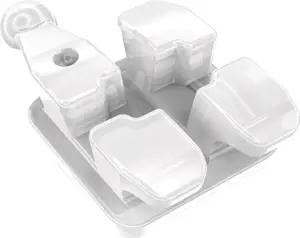 Staffa inferiore per denti in plastica staffa inferiore in ceramica staffa in ceramica ortodontica in ceramica - Product Image 2