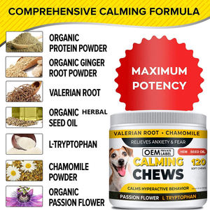 Suppléments de soins de santé pour animaux de compagnie Calming Soft Chews pour favoriser le sommeil aide à la santé parodontale - Product Image 2