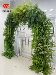 Fournitures <span class=keywords><strong>de</strong></span> fleurs décoratives lisses arc rond scène cadre floral toile <span class=keywords><strong>de</strong></span> fond <span class=keywords><strong>de</strong></span> jardin arc d'entrée <span class=keywords><strong>de</strong></span> mariage porte <span class=keywords><strong>de</strong></span> fleurs - Product Image 3