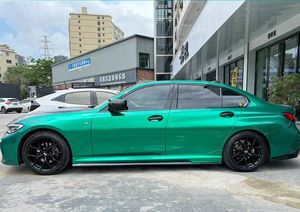 Venta caliente pegatinas de coche Color vinilo tinte burbuja libre PET Isla de Man verde coche envoltura vinilo cuerpo completo - Product Image 6