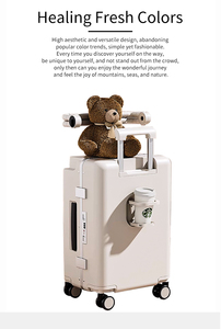 Vali máy tính xách tay <span class=keywords><strong>20</strong></span> inch đi kèm bàn làm việc nhỏ có ghế ngồi dành cho trẻ em, vali du lịch nhẹ, thiết kế màu macaron - Product Image 6