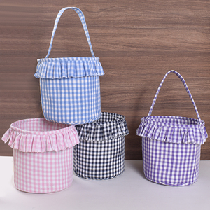 Personalized <strong>Easter</strong> Gingham Tote <strong>Basket</strong> for Storing <strong>Hunting</strong> <strong>Eggs</strong> for <strong>Easter</strong> Parties <strong>Easter</strong> <strong>Baskets</strong> Are Customizable - Product Image 6