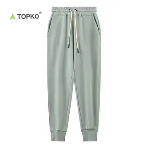 TOPKO-pantalones de cintura alta para hombre, pantalón informal, personalizado