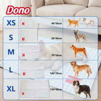 Tapis rafraîchissant pour animaux de compagnie Dono Summer Cooling, tapis rafraîchissant respirant, absorbant la transpiration, pliable, portable, lavable à la main, pour chiens et chats