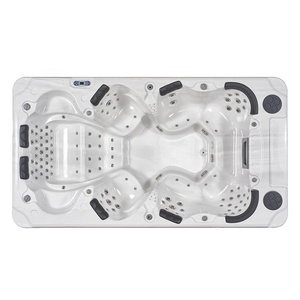 Venta caliente gran inground 2 salón 6 asiento spa bañera <span class=keywords><strong>de</strong></span> hidromasaje al aire libre para fiesta - Product Image 2