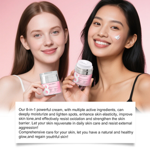 <span class=keywords><strong>Crema</strong></span> Facial 8 en 1, Fabricante OEM, Marca Privada, Antienvejecimiento, <span class=keywords><strong>Reafirmante</strong></span>, Hidratante, Iluminadora con Niacinamida - Fórmula Personalizada - Product Image 4