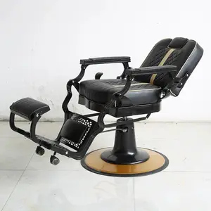 Factory Supply Men's Wholesale China Trade Barbers Beauty Hair Salon Chair Barber Chairs Sale Hairdressing Furniture Year-end