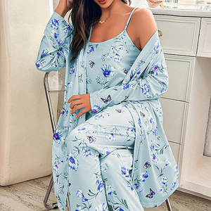 Pyjama une pièce rembourré pour femme, imprimé <span class=keywords><strong>lapin</strong></span> rose, respirant, tricoté, taille élastique, pour les vacances et l'université, <span class=keywords><strong>hiver</strong></span> automne 2026 - Product Image 2