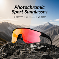 OEM ODM TR90 cadre une pièce lentille surdimensionnée baseball course lunettes de soleil anti-UV extérieur lunettes de soleil photochromiques cyclisme lunettes de soleil
